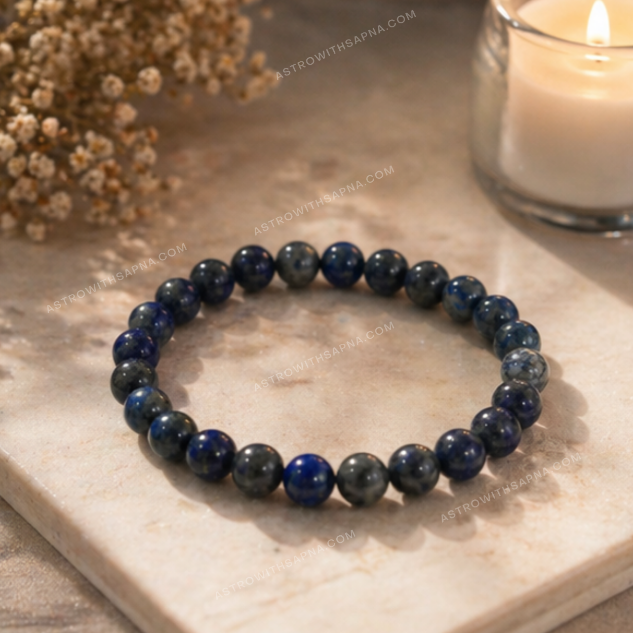 Lapis Lazuli Wisdom Stone Band