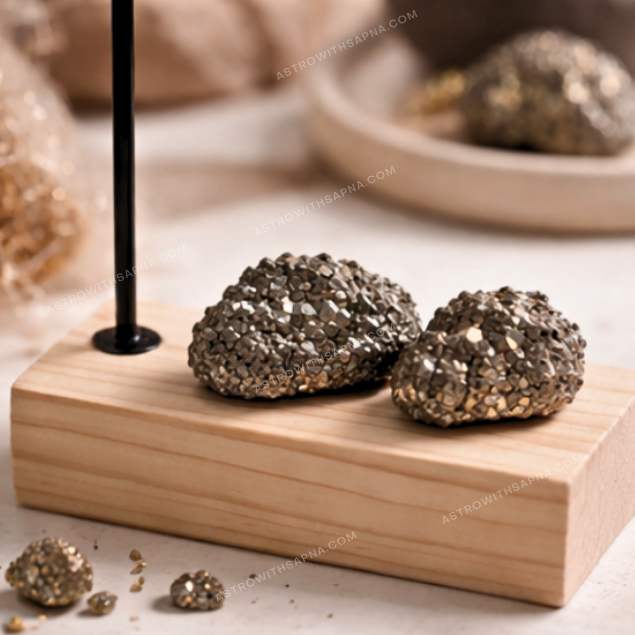 Natural Pyrite Crystal Cluster – Wealth Attraction, Protection & Abundance Stone