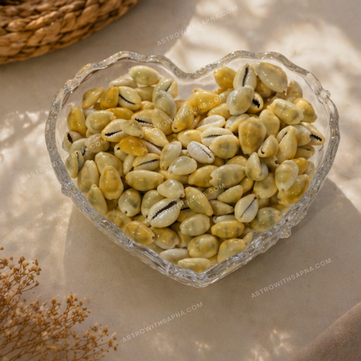 Lakshami Kaudi – Yellow Kaudi Peeli Cowrie Vastu Shastra Remedies for Daily Pooja