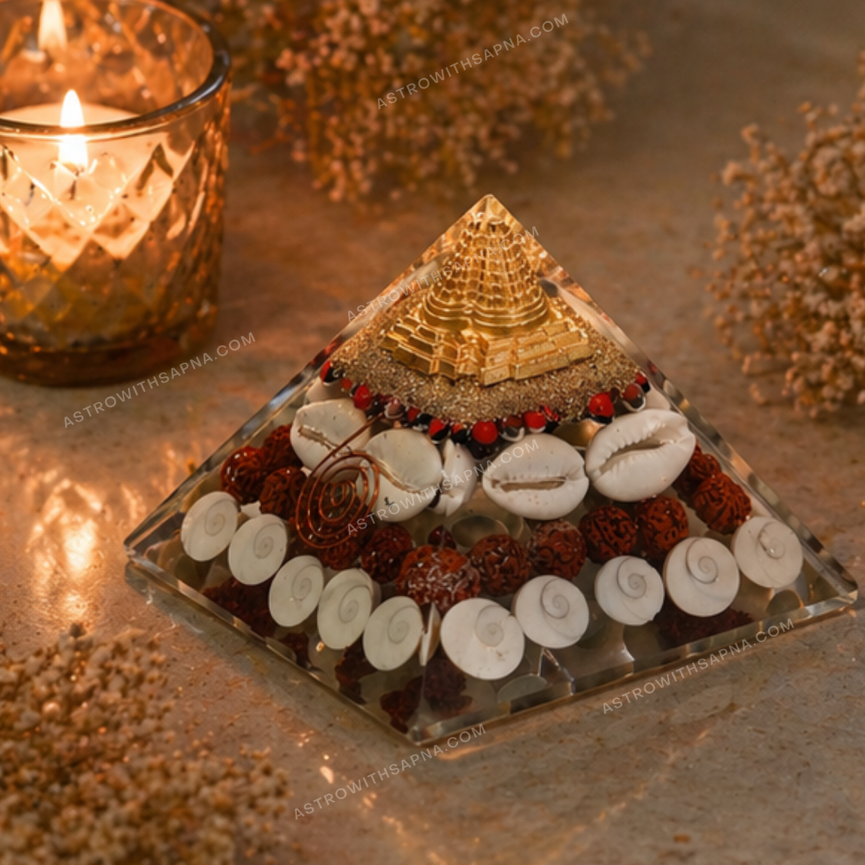 Crystal Laxmi Pyramid