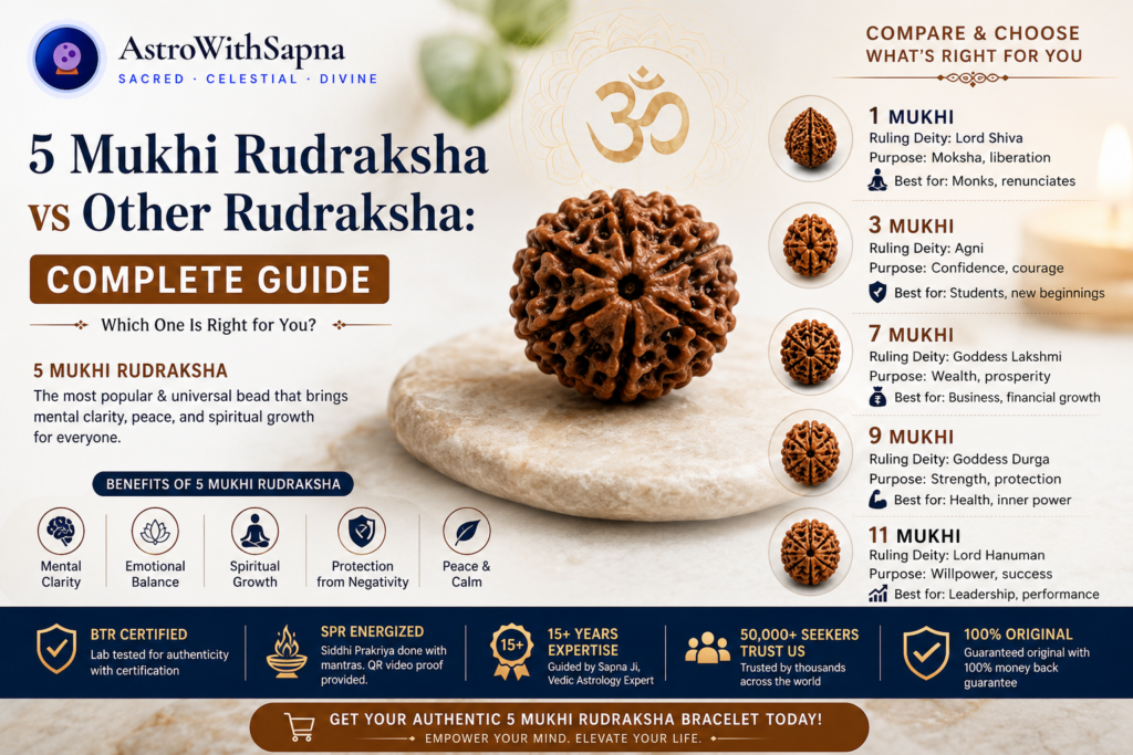 5 Mukhi Rudraksha complete guide