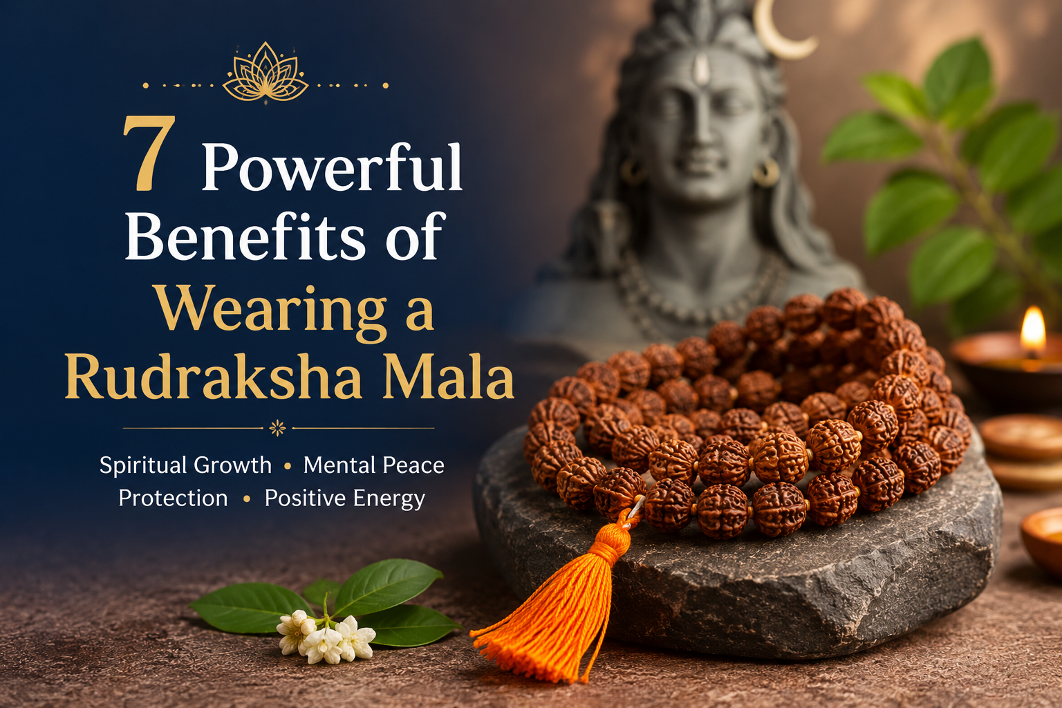 Benefits of wearing a rudraksha mala